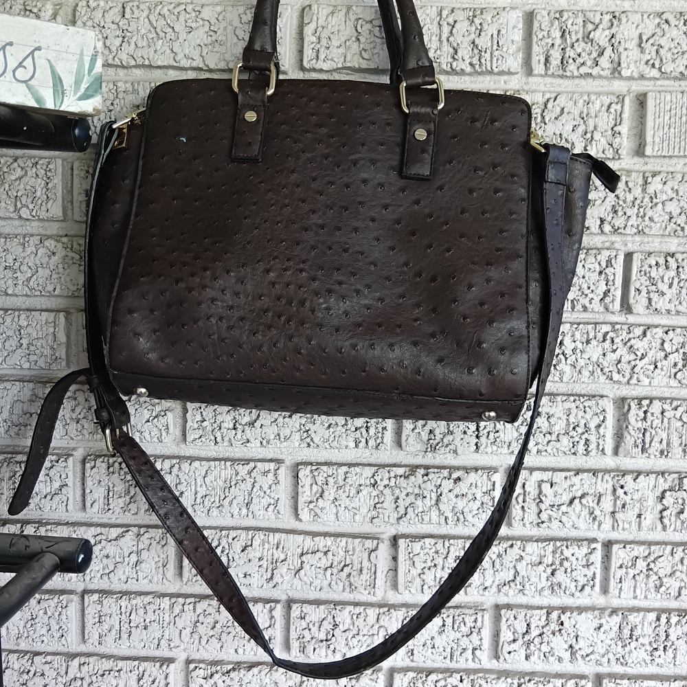 Chic Dark Brown Satchel Bag